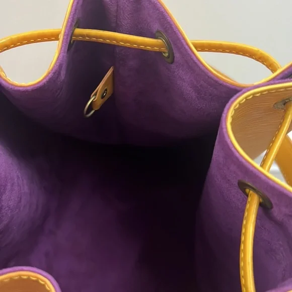 Louis Vuitton Yellow Epi Leather Bucket Shoulder Bag - Picture 14 of 16